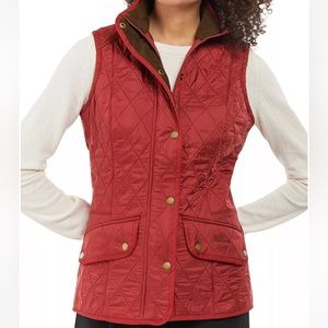 New without tags - Barbour Wray Gilet red vest- as seen on Tuckernuck